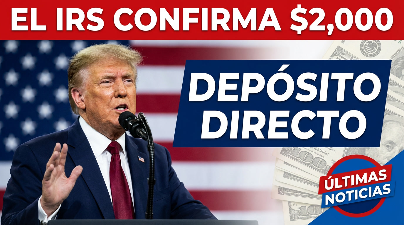 El IRS confirma el depósito directo de $2,000 para enero de 2026